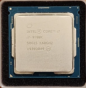 Intel Core i7-9700K 3.6GHz Octa-Core FCLGA1151 CPU Processor SRG15 - Picture 1 of 1