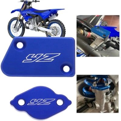 Front Rear Brake Fluid Cover Cap For YAMAHA YZ125 YZ250 YZ250F YZ 450FX YZ 426F - Image 1 of 4