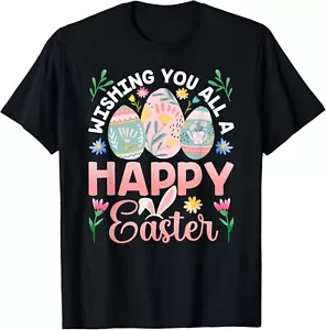 Happy Easter Bunny Easter Egg Hunt Squad Easter Women Family T-Shirt - Picture 1 of 4