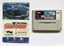 Val D’Isère Championship - Super Nintendo SNES - Jeu Officiel + Manuel - PAL FAH