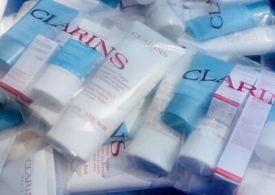 clarins body Face foot  treatment  lotion scrub & mask  Cream Oil Exfoliate Glow - Image 1 of 4