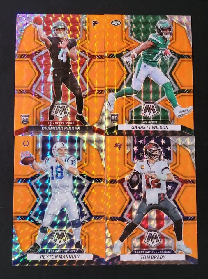 2022 Mosaic Football REACTIVE ORANGE PRIZMS 251-400 with Rookies You Pick - Image 1 of 1
