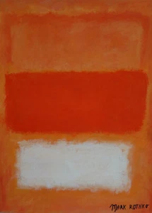 Fine unique painting – Color field composition, signed Mark Rothko - Picture 1 of 9