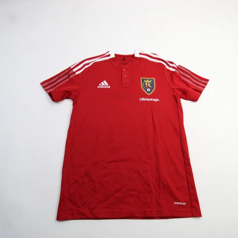 Real Salt Lake adidas Primegreen Polo Men's Red/White New Cover