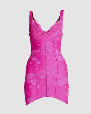 $2250 Mini Vestido Lencería Bustier Rosa Paneles Mujer Balenciaga Talla EU 34/US 2 Foto 1 de 4