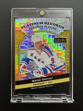 Wayne Gretzky - 2017-18 O-Pee-Chee Platinum Records Seismic Gold Pulsar PR-4 SSP