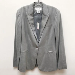 Calvin Klein Women's Blazer Gray Size 10 - Picture 1 of 11