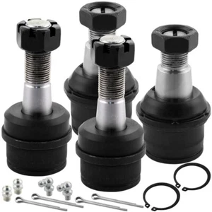 Front Lower&Upper Ball Joints for Ford F230 F350 SD Dodge RAM 2500 3500 4WD 4PCS - Picture 1 of 6