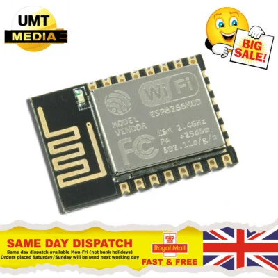 ESP8266 ESP-12E Serial Wireless WIFI Transceiver Module Arduino Raspberry PI - Image 1 of 3