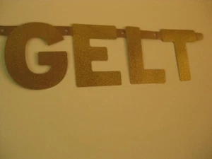 Win Gelt  Banner Garland  Dreidel theme Hanukkah Chanukah party decoration new - Picture 1 of 4