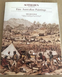 "FINE AUSTRALIAN PAINTINGS" Sotheby's auction, Melbourne March 1988 - Picture 1 of 11