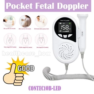 Fetal Doppler LED Prenatal Baby Heart Rate Detector Household Sonar Doppler - Bild 1 von 7