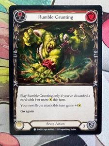 Rumble Grunting Non Foil Flesh And Blood TCG FAB105 - Picture 1 of 1