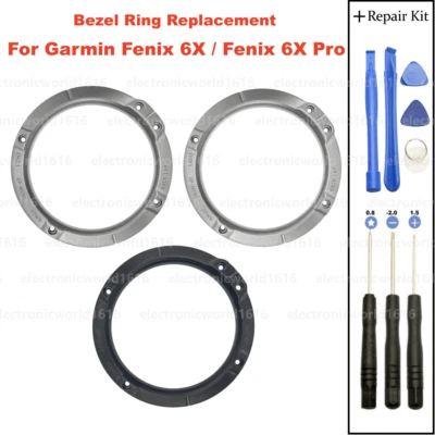 Para Garmin Fenix 6X Pro/6X GPS Reloj Bisel Anillo Cubierta Estuche Marco Repuesto NUEVO Foto 1 de 4