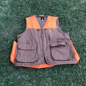 BROWNING MEN HUNTING VEST BROWN/ORANGE SZ 3XL (Small Flaw) - Picture 1 of 14