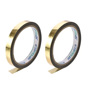 2Roll 1/2"x30Yard Gold Tone Floral Tape Flower Adhesives Floral Arrangement - Picture 1 of 3