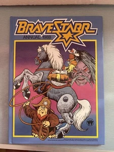 BRAVESTARR ANNUAL 1988 Good And Used Condition - Picture 1 of 9