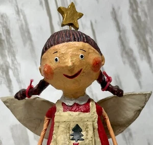 Figura de resina 92424 Ángel recortador de árboles Navidad ESC & Co Lori C Mitchell - Imagen 1 de 9