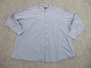 Brooks Brothers Shirt Mens 2XL XXL Blue Check Button Up Casual Lightweight - Picture 1 of 9