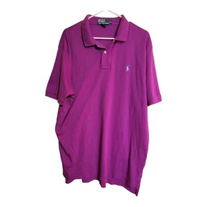 Polo Ralph Lauren Hemd Herren Gr. XL Lila Baumwolle Golf Rugby Polo - Bild 1 von 6