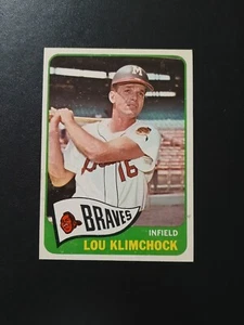 1965 Topps #542 Lou Klimchock High Number No Creases No Wrinkles Free Shipping - Picture 1 of 2