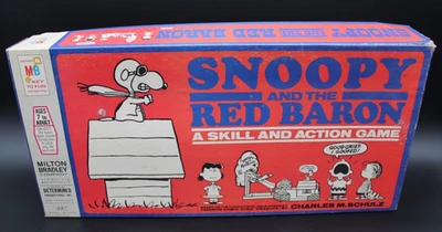 Vtg 1970 Milton Bradley ~ Snoopy and the Red Barron ~ Skill & Action Game - Image 1 of 4