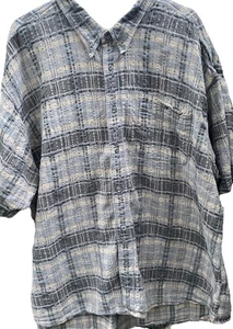 Cabelas Tan Shirt Mens 3XL Safari Series Hunting Utility Outdoor Work Wear Plaid - Picture 1 of 13