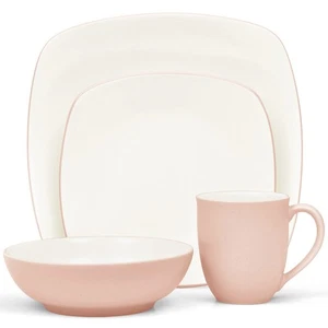 Colorwave Pink 4-Piece Square Place Setting, Service for 1 - Picture 1 of 5