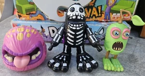 SET BESTEHEND AUS 3 PlayMonster Furcorn, Mammott Stentorian Skelett, Schlund und Wilddudelsack - Bild 1 von 7