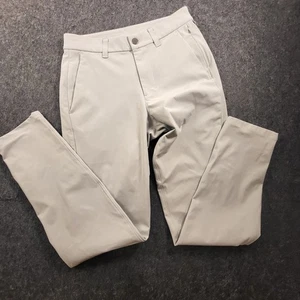 Lululemon Commission Pants Men's 28x29 Gray Slim Pockets Chino LM5AF1S  - Picture 1 of 13