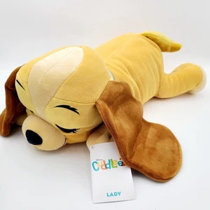 Peluche Disney Parks Lady & The Vagabondo che dorme coccola grande 25" cuscino imbottito - Foto 1 di 3