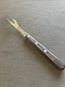 Vintage Dexter USA Chef's Fork 13" Wooden Handle S2896 1/2 VGUC - Picture 1 of 13