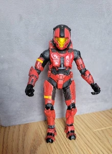 McFARLANE Toys Halo 3 SPARTAN SOLDIER CQB Red Armor Pack Loose Figure - Foto 1 di 5