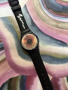 AUTOGRAPH GZ237 Brownscape SPECIAL ART RANKIN Swatch Watch 34mm Gents - Picture 1 of 13