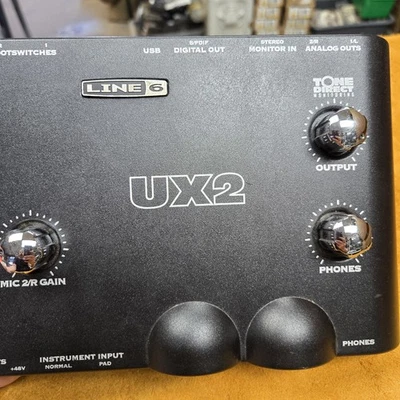 LINE 6 TONE PORT UX2 Digital Recording Audio Interface Used (No Software) - Image 1 of 4