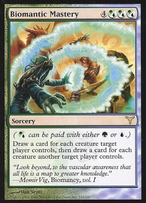 Biomantic Mastery - Light Play MTG Dissension - Image 1 of 1