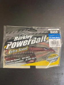 Berkley Powerbait 10" Power Worm SMTWA10 6ct Many Colors NIP - Picture 1 of 4
