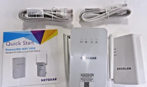 NETGEAR PLW1000 Powerline WiFi Extender – Gigabit Ethernet – Used - Picture 1 of 6