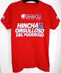 SELTENES Deportivo Independiente Medellin (Kolumbien) Fußball T-Shirt - 34/36" Brustumfang - Bild 1 von 4