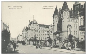V7809/ Berlin Wilmersdorf Münchener Str. Werner-Siemens-Gymnasium AK ca.1910 - Picture 1 of 2