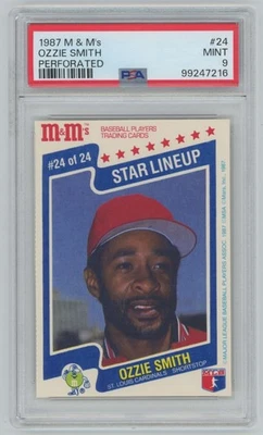 Ozzie Smith 1987 M & M's Starting Lineup Pop 2! PSA 9 #27 St. Louis Cardinals - Image 1 of 3