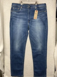 Levi's 541 Jeans Uomo 40x34 Blu Sportivo Conico Avanzato Elasticizzato Denim Zip Fly - Foto 1 di 17