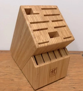 Zwilling Bamboo 16-Slot Knife Block - Picture 1 of 8