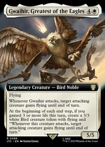 MTG GWAIHIR, GREATEST OF THE EAGLES EXTENDED ART Lord of the Rings NM - Bild 1 von 1