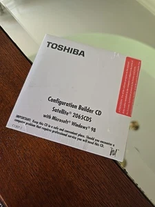 Toshiba Configuration Builder CD Satellite 2065CDS/CDT mit Microsoft Windows 98 - Bild 1 von 3