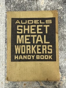 Vintage Audels Sheet Metal Workers Handy Book for Pattern Layout 1942 Graham - Picture 1 of 8