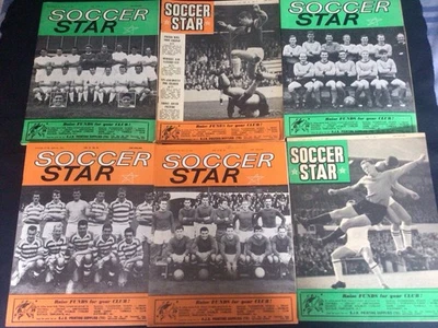 6 x SOCCER STAR  Magazines 1960s (1964) - GOOD CONDITION - Image 1 of 2
