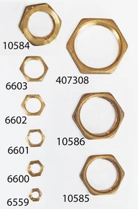 Tuerca de latón - elige de 1/8"" a 3/8"" BSP - Imagen 1 de 1