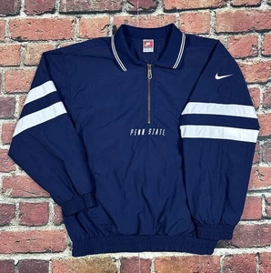Vintage Nike NCAA Penn State Nittany Lions 1/4 Zip Windbreaker Jacke Gr. Medium - Bild 1 von 15