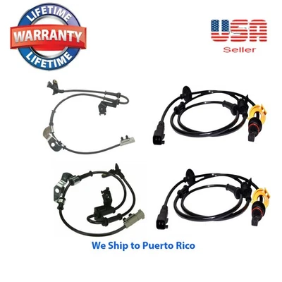 Sensor de velocidad de rueda 4 ABS delantero trasero R & L ajuste: Chrysler y Dodge 2001-2005 Foto 1 de 4